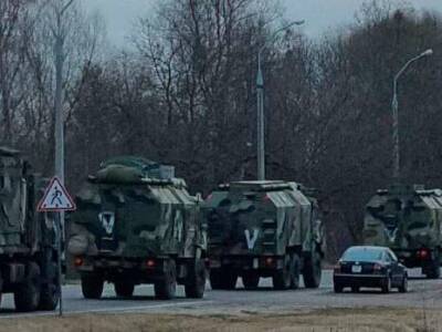 Украинские военные разыскивают колонну вражеской техники, обозначенную буквой V. Обращение к жителям Киева и области