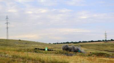 В Ростовской области в 20 км от границы разорвался снаряд