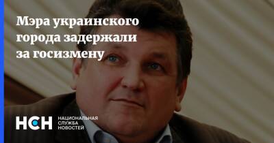 Мэра украинского города задержали за госизмену