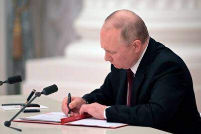 Путин подписал указ о контрсанкциях в отношении США и их союзников