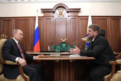 Кадыров доложил о ситуации в Чечне на встрече с Путиным