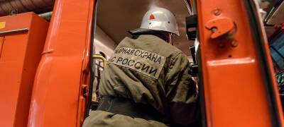 Пожар в Петрозаводске, на тушение которого отправили 10 спасателей, ликвидировали за 2 минуты