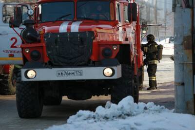 В Магнитогорске на дороге сгорела маршрутка