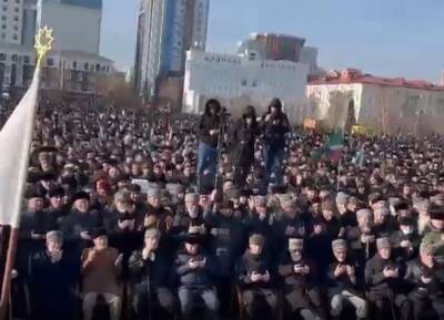 Кадыров поблагодарил участников несанкционированного митинга против Янгулбаевых