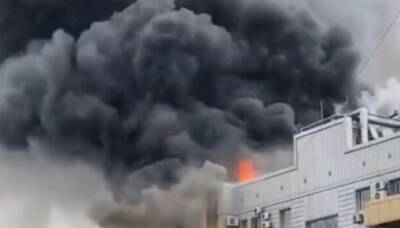 Пожар охватил 9-этажный жилой дом в Киеве: есть информация о погибших