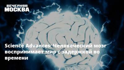 Science Advances: Человеческий мозг воспринимает мир с задержкой во времени