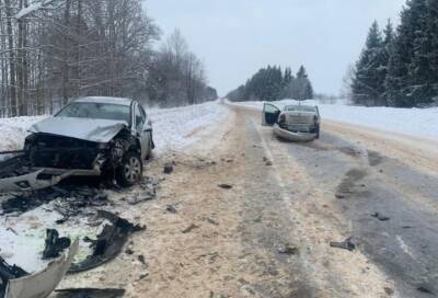 В Тверской области два человека пострадали в ДТП из-за выехавшего на «встречку» водителя