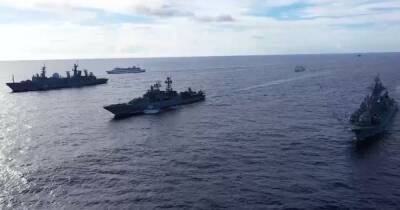 Еще одна группа российских боевых кораблей зашла в Средиземное море (фото)