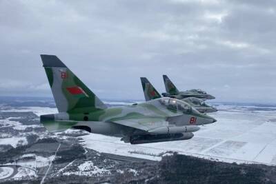 Самолеты России и Белоруссии нанесли ракетный удар по условному противнику