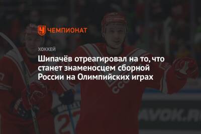 Шипачёв отреагировал на то, что станет знаменосцем сборной России на Олимпийских играх