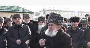 Родственники отреклись от Янгулбаевых на митинге в Гойты