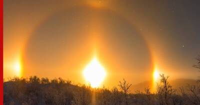 Синоптик объяснил появление "ложного солнца" над Москвой