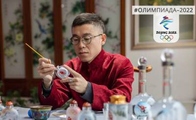 Китайские мастера объединили традиционное искусство с олимпийской тематикой