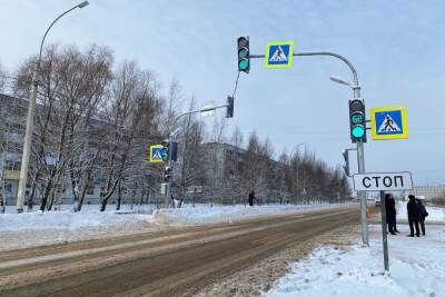 Новгородские чиновники лично убедились, что светофор в Панковке за 700 000 рублей работает исправно