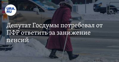 Депутат Госдумы потребовал от ПФР ответить за занижение пенсий