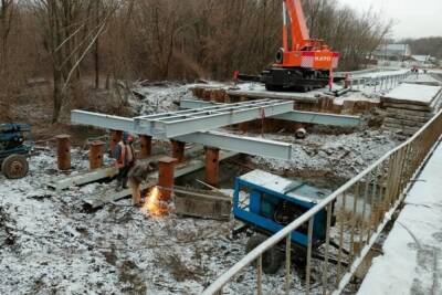 В Курской области мост через реку Крупка планируют достроить в ноябре 2022 года
