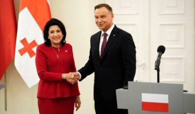 Президенты Польши и Грузии обсудили ситуацию вокруг Украины