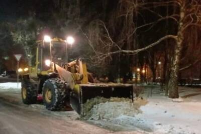 В Курске дорожники за ночь вывезли из города 1200 тонн снега