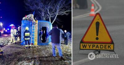 ДТП в Польше – автобус из Украины перевернулся, есть ли пострадавшие – фото и детали аварии