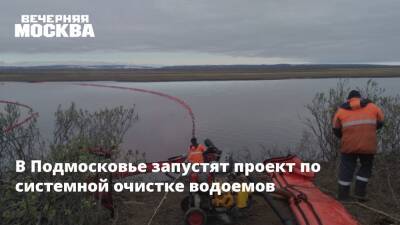 В Подмосковье запустят проект по системной очистке водоемов - vm.ru - Московская обл.