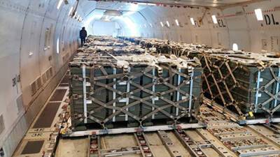 В Украину прибыл седьмой самолет из США с 85 тоннами боеприпасов