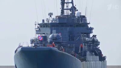 Группировка российского флота прибыла в восточную часть Средиземного моря в рамках учения ВМФ - 1tv.ru - Россия - Сирия - Калининград - Минск - Тартус