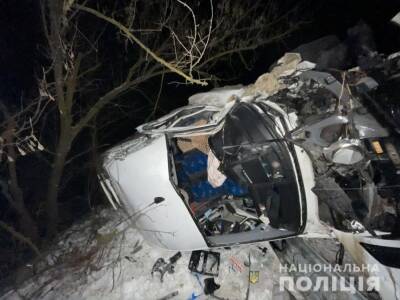 В Полтавской области столкнулись автомобиль, два грузовика и маршрутка, пострадали 11 человек