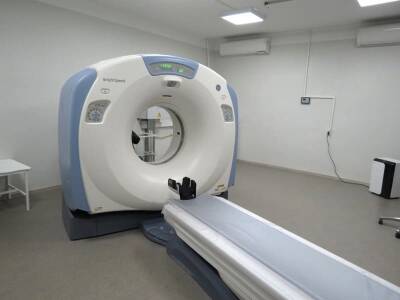 В поликлинике Смоленска установили новый компьютерный томограф
