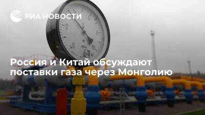 Россия и Китай обсуждают вариант поставок газа через Монголию по газопроводу "Союз Восток"