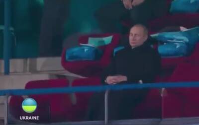 Появилось видео сонного Путина на Олимпиаде