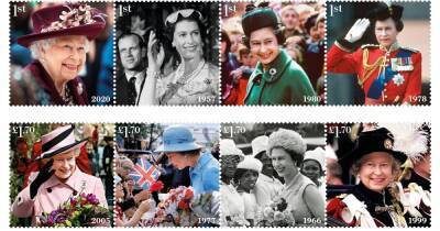Королевская почта представила набор марок к Платиновому юбилею правления Елизаветы II