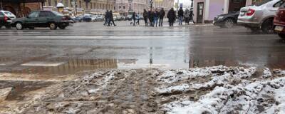 Смольный не сдержал обещания убрать Петербург от снега к концу января