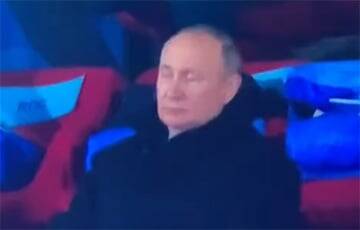 Путин «уснул» во время прохода сборной Украины на Олимпиаде