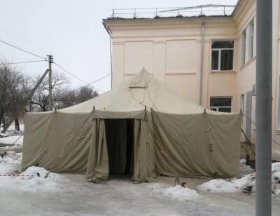 У госпиталей в Волгоградской области начали размещать палатки