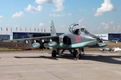 Россия в рамках учений перебросила самолеты Су-25СМ в Белоруссию