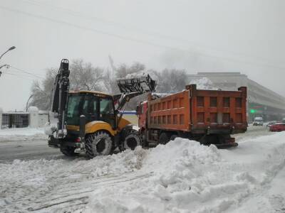 С девяти улиц Ульяновска сегодня вывозят снег