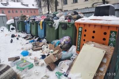 Жители Смоленска жалуются на мусорные завалы возле жилых домов