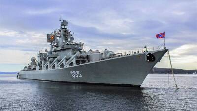 Командование ВВС Ирландии показало крейсер ВМФ РФ «Маршал Устинов» в прицеле истребителя