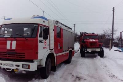 В Зорино Курского района огонь повредил жилой дом