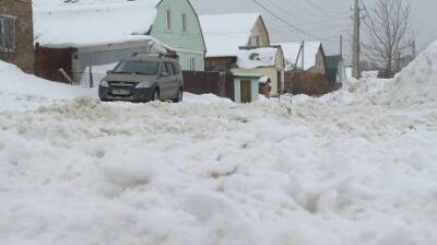 Жители нескольких улиц в Заре стали заложниками снега - penzainform.ru