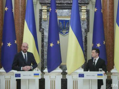 Глава Евросовета в разговоре с Зеленским выразил солидарность ЕС с Украиной