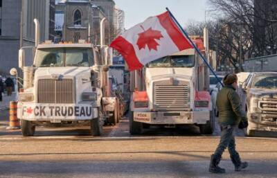 Протесты против коронавирусных ограничений в Канаде продолжаются 8 дней подряд