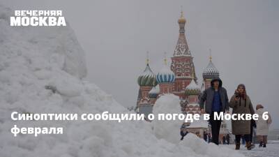 Синоптики сообщили о погоде в Москве 6 февраля