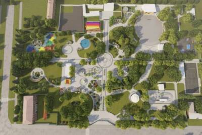 В Гулькевичах реконструируют городской парк