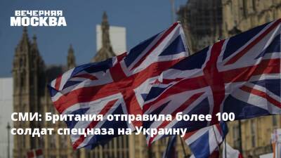 СМИ: Британия отправила более 100 солдат спецназа на Украину