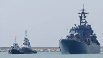 Шесть десантных кораблей ВМФ России прибыли в порт Тартус — видео