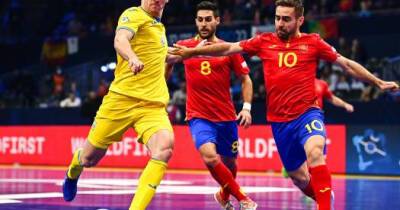 Сборная Украины по мини-футболу проиграла Испании в матче за третье место на чемпионате Европы