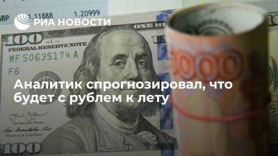 Эксперт Петроневич: рубль вернется к 71 за доллар к лету при ослаблении рисков геополитики