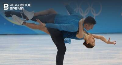 Мишина и Галлямов выиграли в командном турнире Олимпиады по фигурному катанию