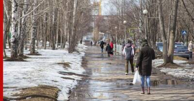 Москвичей ожидают нулевая температура и мокрый снег
